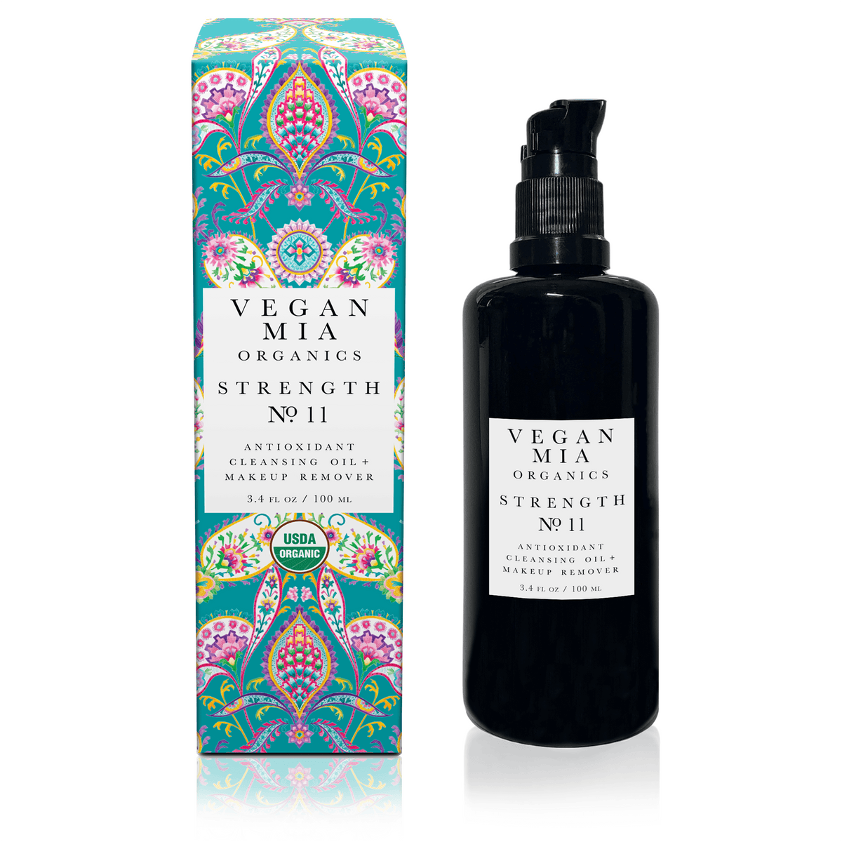 Strength Antioxidant Cleansing Oil + Makeup Remover - Vegan Mia Organics
