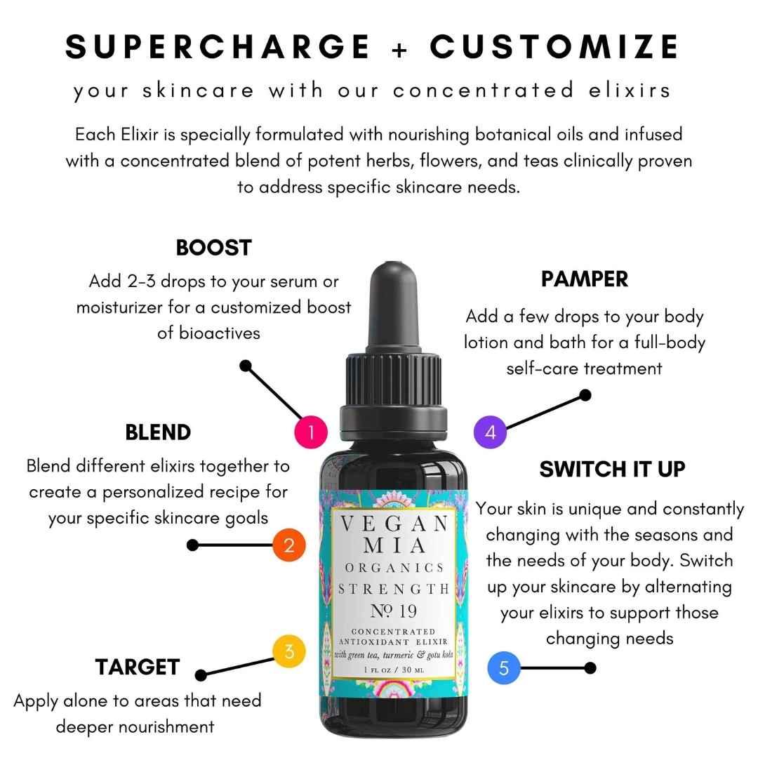 Strength Antioxidant & Superfood Elixir - Vegan Mia Organics